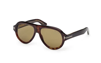 Tom Ford Icon FT1225 style-color 52N Dark Havana / Dark Havana / green green Lens