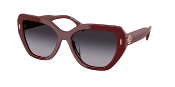 Tory Burch TY7194U style-color 20188G Red Berry / Light Grey Gradient Dark Grey Lens