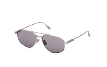 Ermenegildo Zegna EZ0289 style-color 17A Matte Palladium / Matte Palladium / smoke smoke Lens