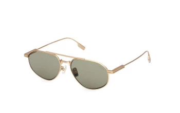 Ermenegildo Zegna EZ0289 style-color 35N Matte Light Bronze / Matte Light Bronze / green green Lens