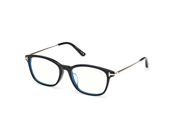 Tom Ford FT6105-D-B Asian Fit Prescription Eyeglasses | Free