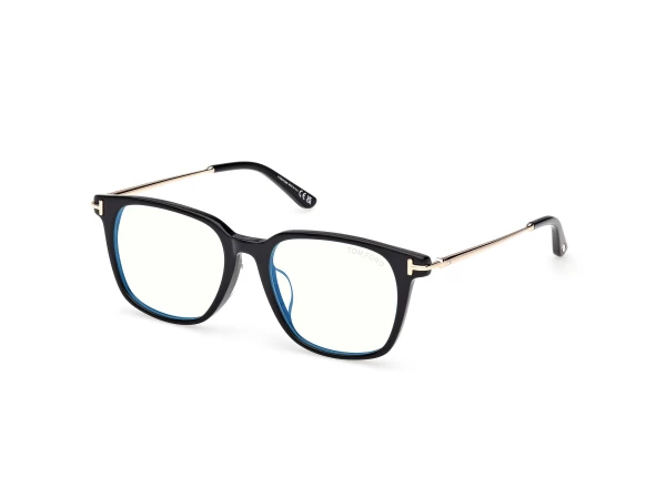 Tom Ford FT6106-D-B Asian Fit Prescription Eyeglasses | Free
