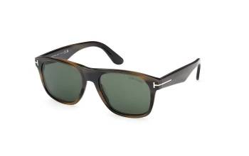 Tom Ford FT1284 style-color 55N Coloured Havana / Coloured Havana / green green Lens