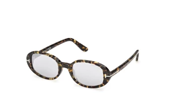 Tom Ford FT1364 Iggy style-color 55C Coloured Havana / Coloured Havana / smoke mirror smoke mirror Lens