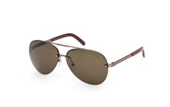 Mcm Worldwide MW0027-H style-color 37N Matte Dark Bronze / Matte Dark Bronze / green green Lens
