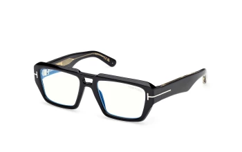 Tom Ford Icon FT6077-B style-color 001 Shiny Black / Shiny Black