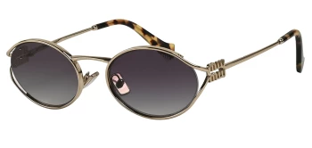 Miu Miu MU 52YS style-color ZVN5D1 Pale Gold / Grey Gradient Lens