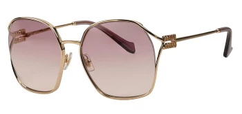 Miu Miu MU 52WS style-color 5AK06S Gold / Pink Gradient Lens