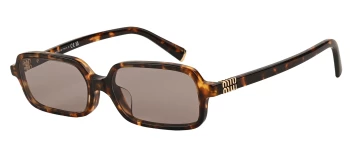 Miu Miu MU 11ZSF style-color 14L20I Havana Honey / Light Purple Brown Lens