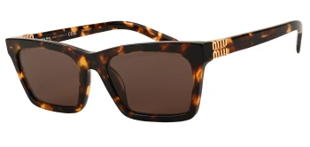 Miu Miu MU A05S style-color 14L60M Honey Havana / Dark Brown Lens