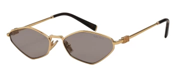 Miu Miu MU 56ZS style-color 5AK20I Gold / Light Purple Brown Lens