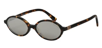 Miu Miu MU 04ZS style-color VAU07F Honey Havana / Light Grey Mirror Silver Lens