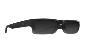 Spy CYRUS style-color 2664 Soft Matte Black Fade / Happy Gray Green with Black Mirror Lens