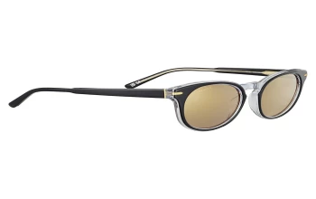Serengeti HAVAH style-color 684 Shiny Black Transparent Layer / Mineral Polarized Drivers Gold Cat 3 to 3 Lens