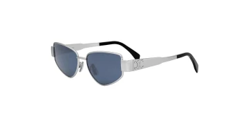 Celine CL40293U style-color 16V Metal Shiny Silver With Blue Normal Lenses