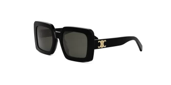 Celine CL40304U style-color 01A Acetate Shiny Black With Grey Normal Lenses