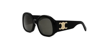 Celine CL40305U style-color 01A Acetate Shiny Black With Grey Normal Lenses