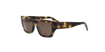 Celine 3 DOTS HD CL40297U style-color 53E Acetate Shiny Havana With Brown Normal Lenses
