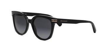 Bvlgari B.ZERO1 BV40027I style-color 01B Acetate Shiny Black With Grey Gradient Lenses