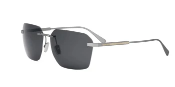 Bvlgari OCTO FINISSIMO BV40029U style-color 17D Titanium Matte Silver With Grey Polarized Lenses