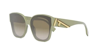 Fendi FIRST FE40098I style-color 95P Acetate Light Green / Other / Gradient Green Lens