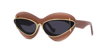 Loewe SIGNATURE LW40119I style-color 66A Acetate Shiny Red / Smoke Lens