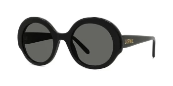 Loewe LW40135I style-color 01A Acetate Shiny Black With Grey Normal Lenses