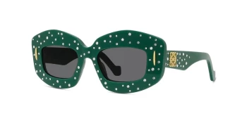 Loewe LW4114IS style-color 96A Acetate Shiny Green With Grey Normal Lenses