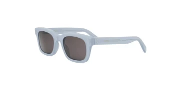 Celine 3 DOTS CL40232I style-color 20A Acetate Shiny Grey With Grey Normal Lenses