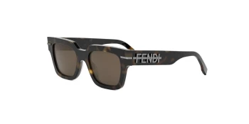 FENDIGRAPHY FE40078I style-color 52E Acetate Shiny Havana With Brown Normal Lenses