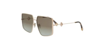 Fendi FE40148U style-color 28P Metal Shiny Rose With Green Gradient Lenses