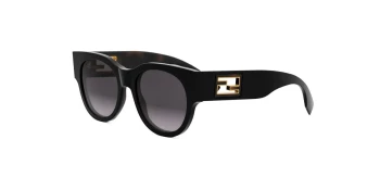 Fendi FE40147I style-color 01B Acetate Shiny Black With Grey Gradient Lenses