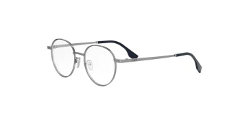 Fendi FE50103F style-color 012 Metal Shiny Silver With Demo Lenses