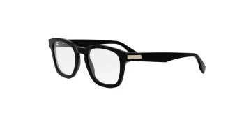 Fendi FE50097I style-color 001 Acetate Shiny Black With Demo Lenses