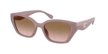 Coach HC8434U CBY91 0HC8434U style-color 549511 Milky Putty / Brown Peach Gradient Lens