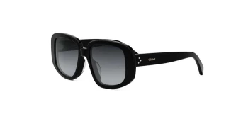 Celine CL40299U style-color 01B Acetate Shiny Black With Grey Gradient Lenses