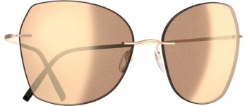 Silhouette ADARA RIMLESS 8192 style-color 3530 Rosegold / Dark Brown / 60 60 Lens