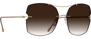 Silhouette STAR ISLAND RIMLESS 8183 style-color 7530 Gold / Dark Brown / 60 60 Lens
