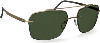 Silhouette CROISETTE CLUB 8726 style-color 7620 Gold / Brown / 55 55 Lens