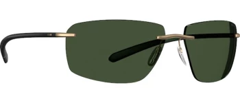 Silhouette BISCAYNE BAY RIMLESS 8727 style-color 7630 Black / Pine Green / 55 55 Lens