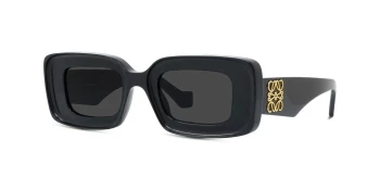 Loewe ANAGRAM LW40101I style-color 01A Acetate Shiny Black / Smoke Lens