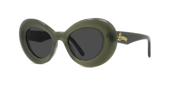 Loewe CURVY LW40112I style-color 96A Shiny Dark Green