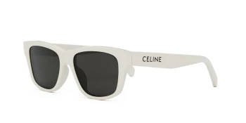 Celine MONOCHROMS CL40249U style-color 25A Acetate Shiny Ivory / Smoke Lens