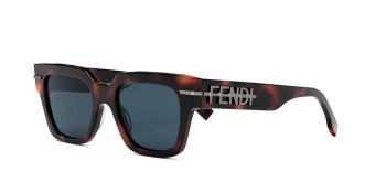 FENDIGRAPHY FE40078I style-color 53V Acetate Shiny Havana / Blue Lens