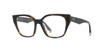 Fendi WAY FE50001I style-color 052 Acetate Shiny Dark Havana