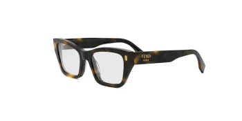 FENDI ROMA FE50118I style-color 052 Acetate Shiny Havana With Demo Lenses
