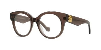 Loewe ANAGRAM LW50068I style-color 050 Acetate Shiny Brown With Demo Lenses