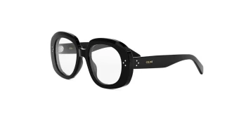 Celine 3 DOTS CL50162I style-color 001 Acetate Shiny Black With Demo Lenses