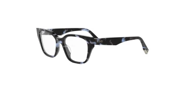 Fendi WAY FE50001I style-color 056 Acetate Shiny Havana With Demo Lenses