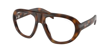 Prada PR C05SF style-color 20D08N Juniper Tortoise / Clear Blue-Violet Light Filter Lens